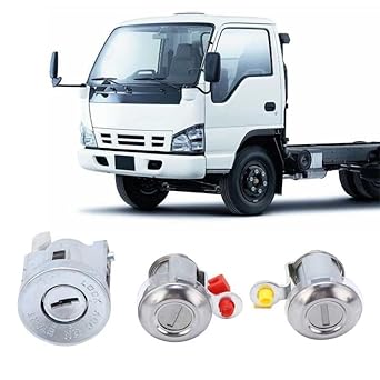 Isu-zu NPR NQR NKR ELF Ignition Lock Cylinder Switch with Key 8 97035293 0 Rustproof Replacement Motorcycle Accessories