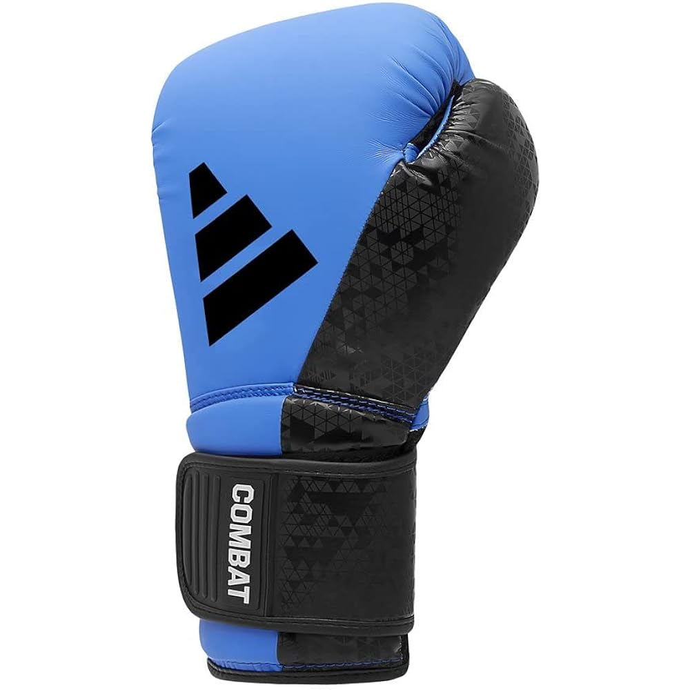 adidas Boxing Gloves FLX3.0 Combat 50 ADIC50TG //Adidas Boxing Gloves Sparring Gloves Kickboxing (16oz, Blue)