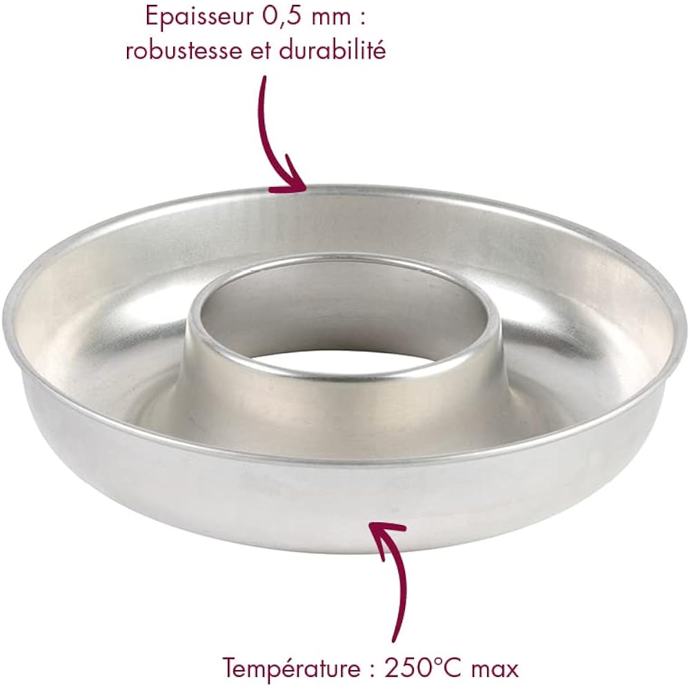 MATFER Ring Cake 341186 φ240mm Steel/Tin Plated France WLV01784
