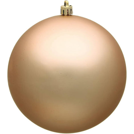 Vickerman N590780DMV 2.75 in. Cafe Latte Plastic Matte Balls UV Treated Ball Christmas Ornaments - 12 per bag