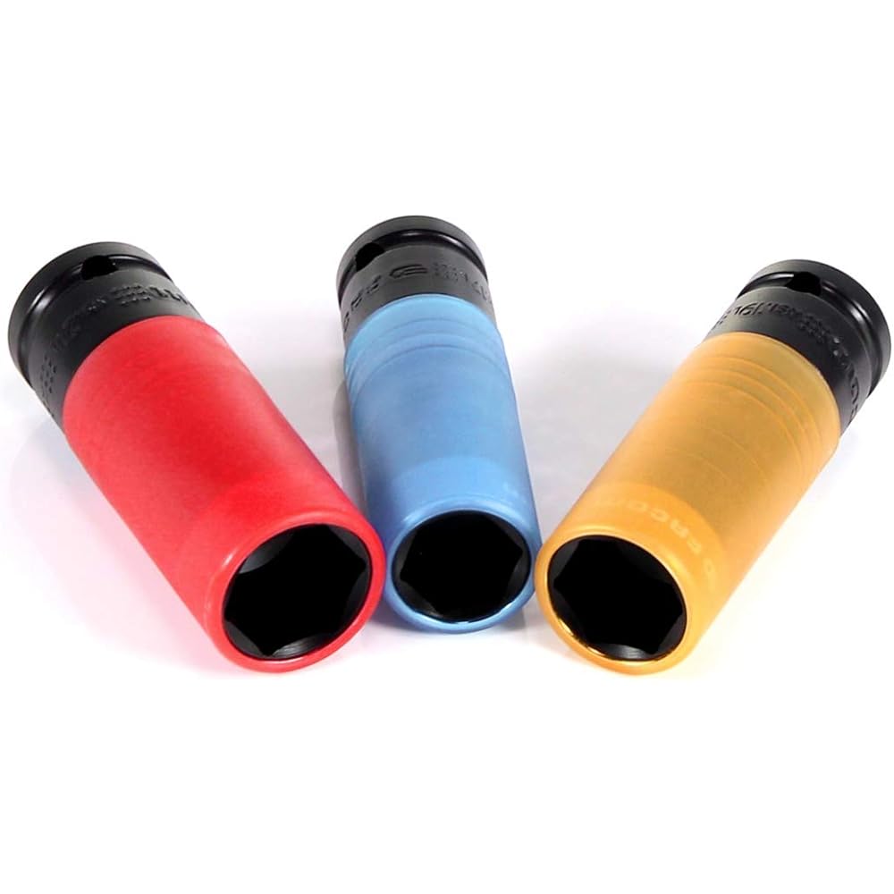 Facom Impact Socket 1/2 Set 3Pc. 1/2" Drive Metric Thin Impact Socket Set NSI3L FACOM