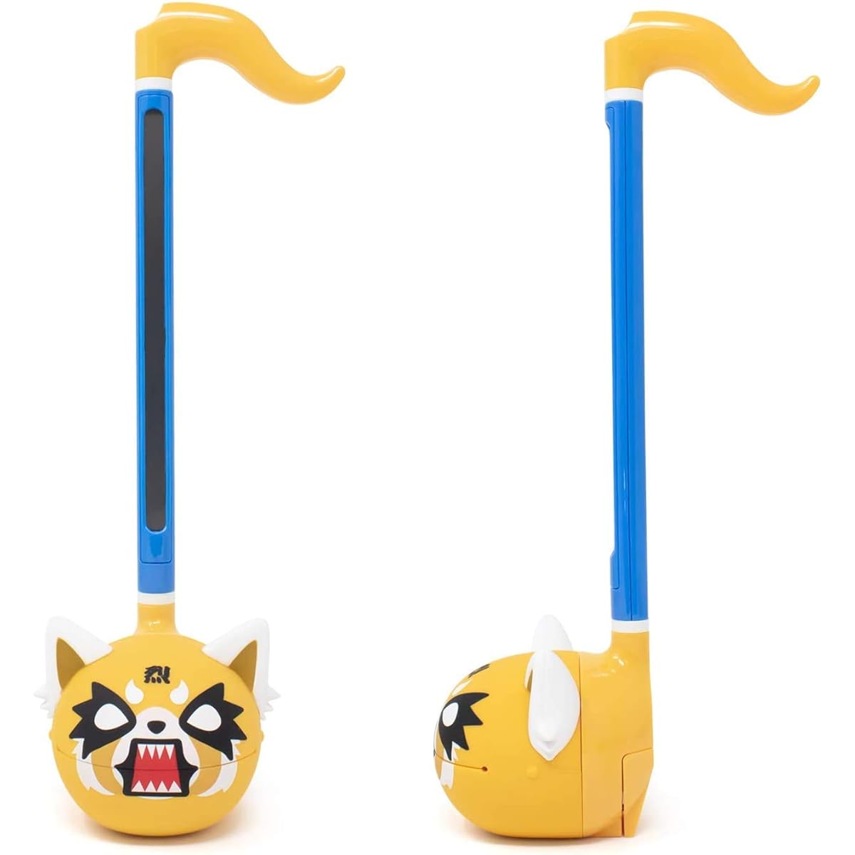 Otamatone Sanrio Special Edition (2-piece set - Aggretsu Collage + Gudetama) - Fun electronic musical instrument by Maiwa Denki [Officially licensed] [Song sheet and English explanation included]