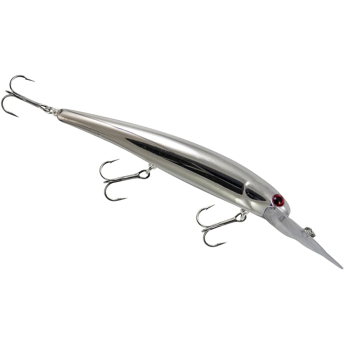 Bandit Lure Suspension Minnow - Chrome/Red Eye BDTSM35