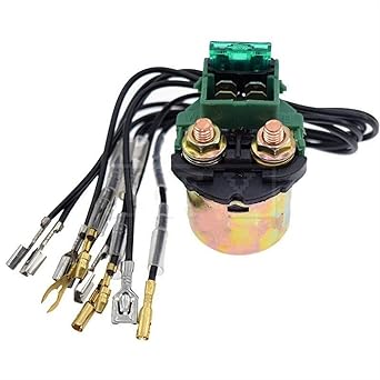 Starter Solenoid Relay Kawasaki EX650 Ninja 650 650R 2006-2010 2011 2012 2013 2014 2015 EX 650 Starter Solenoid Ignition Key Switch Starting Relay