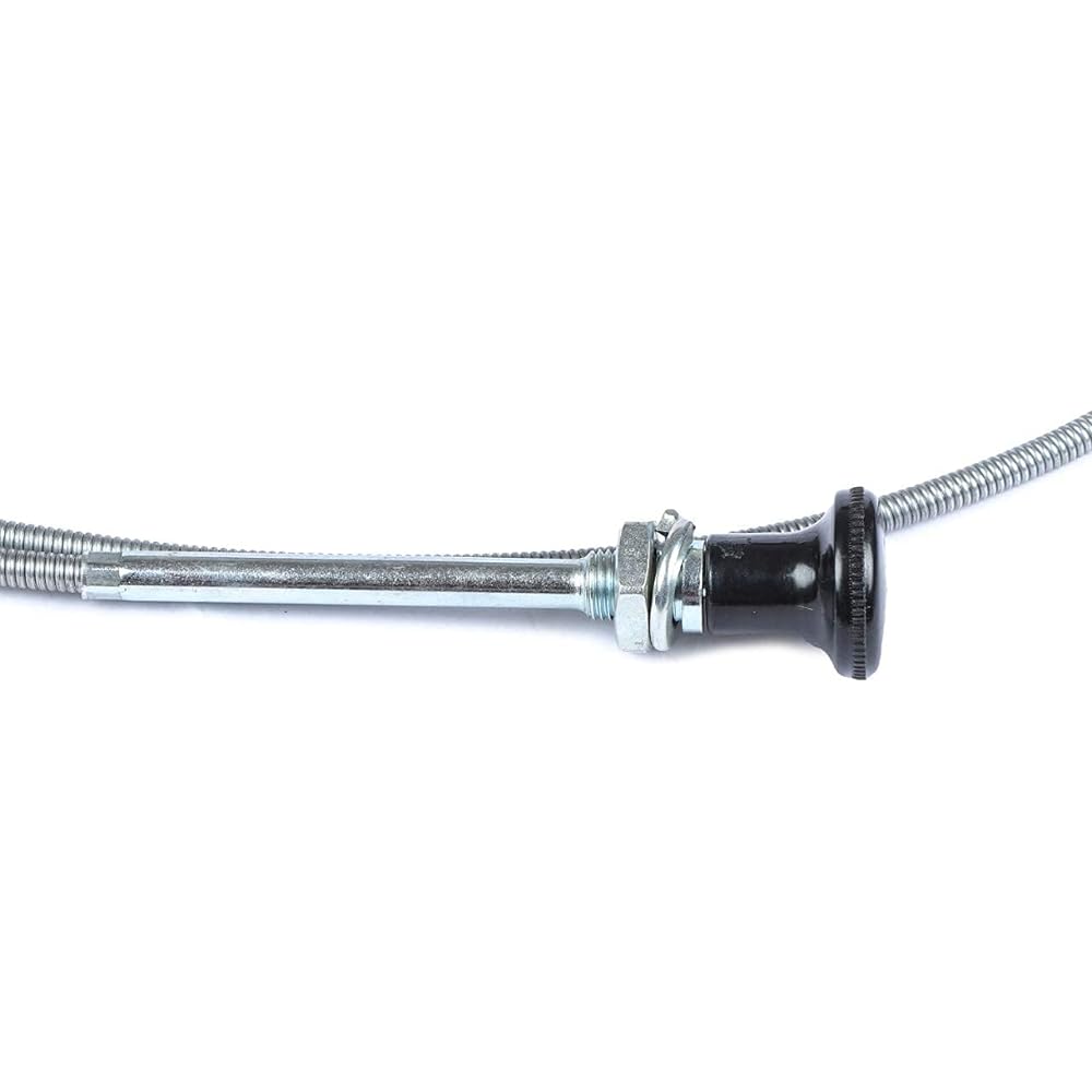 Virtionz 237 Rotary Universal Push-Pull Choke Cable 63" Inner 60" Conduit (2-3/4" Travel) Heavy Duty Outer Shade