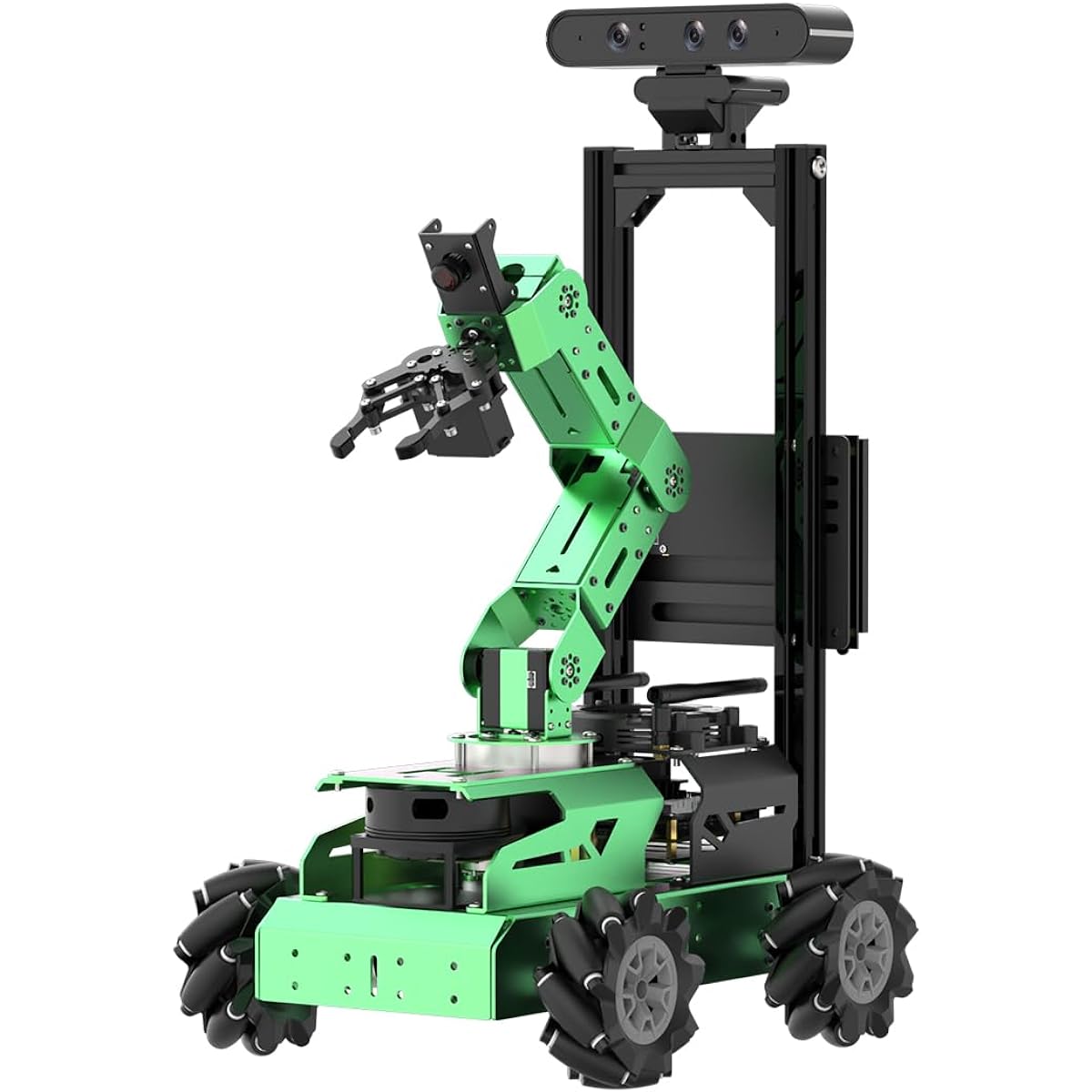 HIWONDER JetAuto Pro Jetson Nano Robot Modeling SLAM Mapping/Navigation 7" Touchscreen Robot Car AI Vision Robot Kit (Advanced Kit)