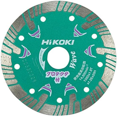 HiKOKI Diamond Cutter 105mm x Hole Diameter 20mm for Disc Grinder and Tile 0032-4689