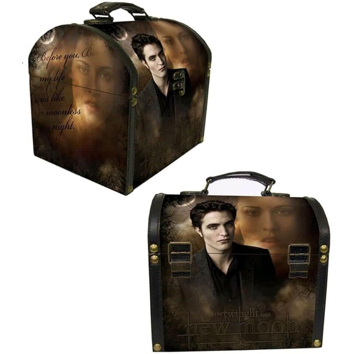 Edward + Bella - Vintage Carry Case - New Moon - Twilight - Neca
