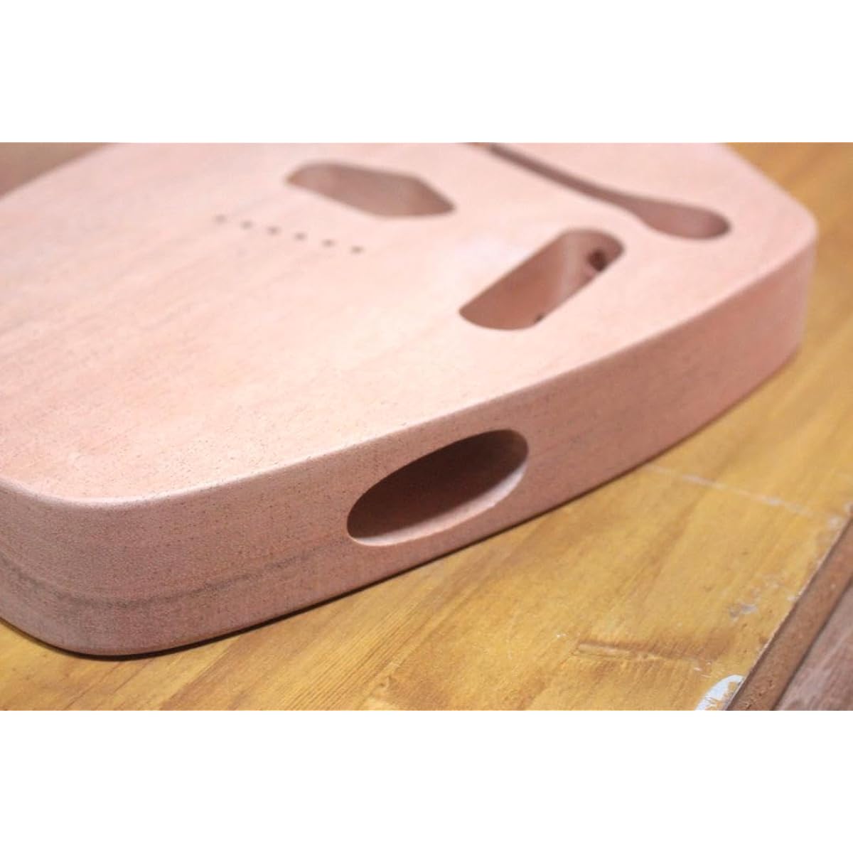 Until 12 o'clock Tele Phantom type guitar body Mahogany 1 piece Ukigumo