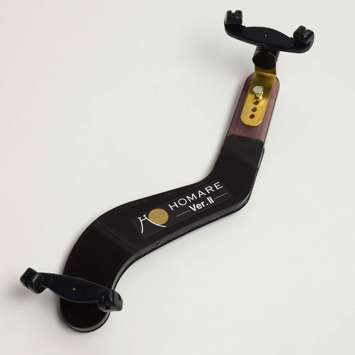 HOMARE H2-2678VNB Shoulder Rest for Violin Black Feet HOMARE