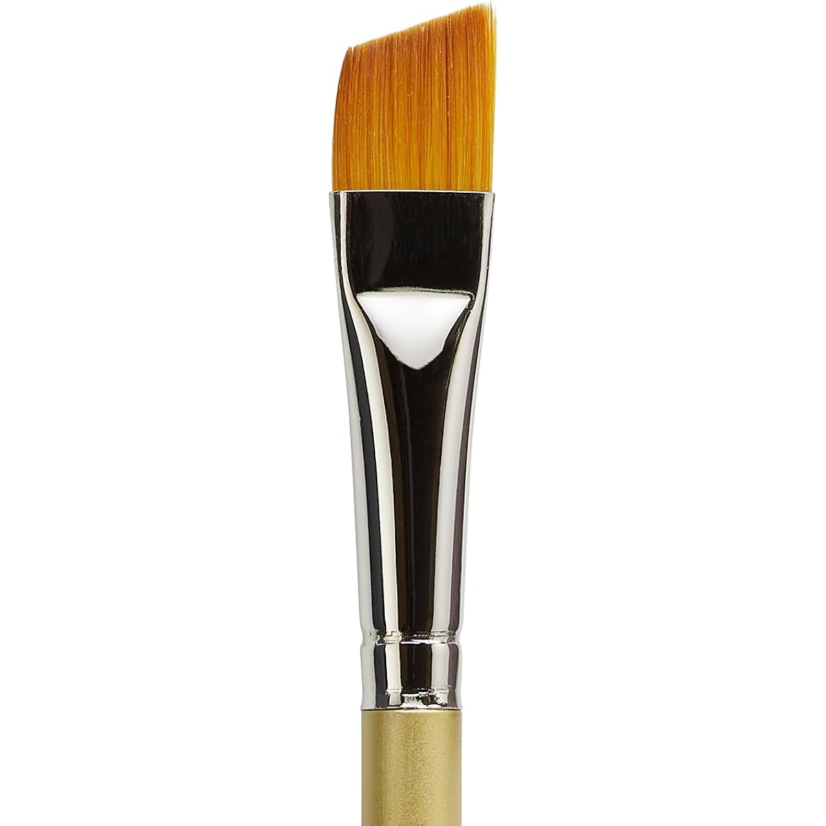 KINGART Original Gold 9400A Angle Shader Series Aqua Acrylic Handle Premium Golden Taklon Multimedia Artist Brush Size 1/2