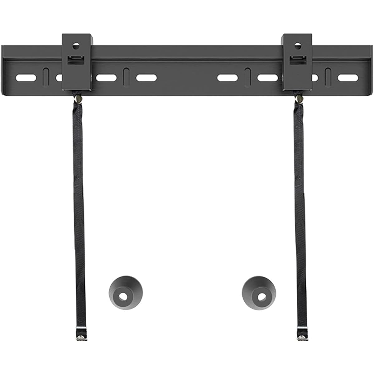 TV Stand Wall Mount TV Bracket Thin Wall Fixed TV Stand, Adjustable TV Mount Stand with Anti-Drop Corners and Double Hooks for Most 26-80 Inch Flat Screen TVs (Size: Medium)