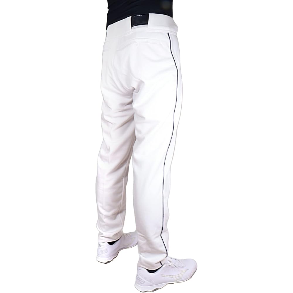 [MIZUNO] Mizuno Lined Uniform Pants White 12jd2f6201 12jd2f6701 Straight Pants Short Fit Pants