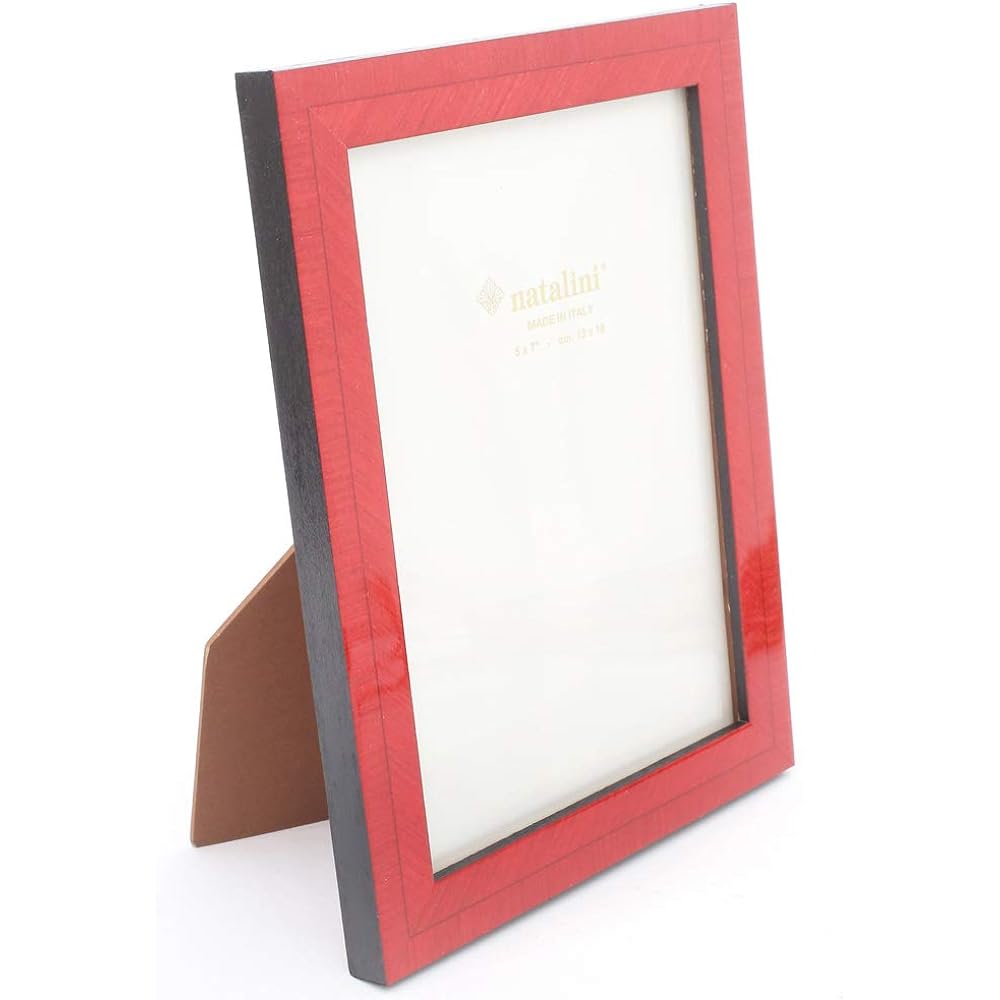 [NATALINI] Made in Italy Natalini Photo Frame Handmade Red Red Rosso Interior Wooden Photo Frame Bergamo