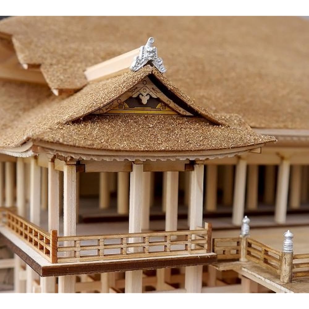 Woody Joe 1/150 Kiyomizu Temple Main Hall/Stage Wooden Architectural Model Assembly Kit