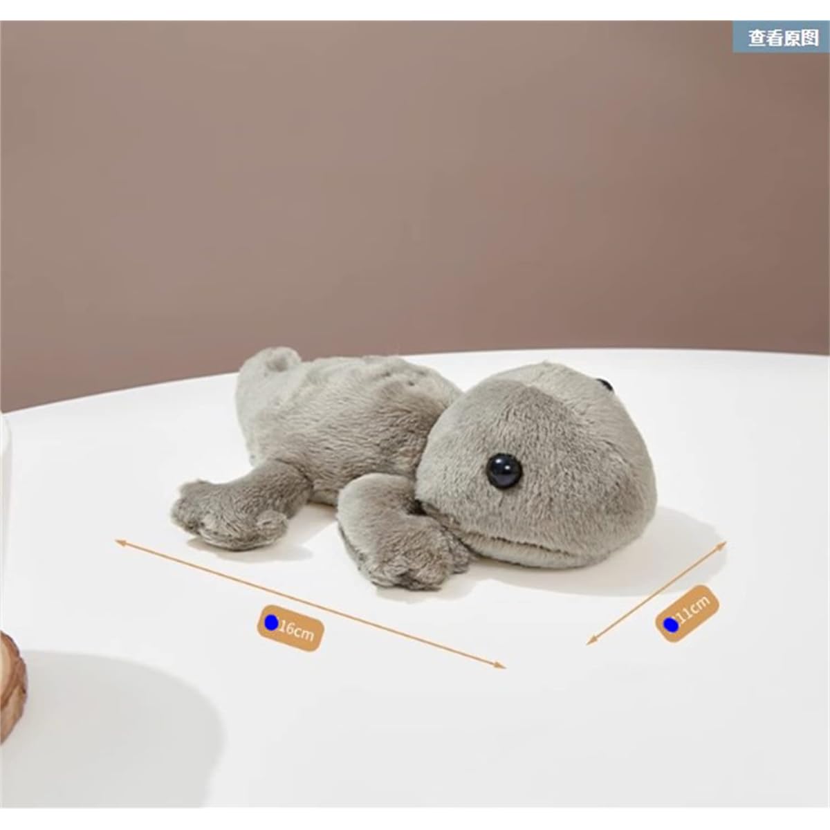 TAMMYFLYFLY Gecko Lizard Plush Toy - Lifelike 12cm Gecko Lizard Stuffed Animal Soft Lizard Animal Model Doll