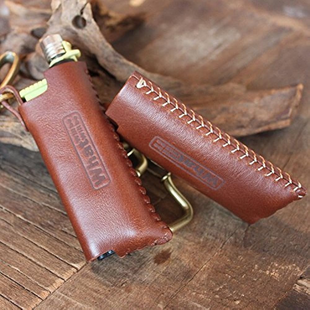 What will be will be SOTO Slide Gas Torch Leather Cover Leather Color (Black) Stitching (Black) Handmade Natural Camping Outdoor