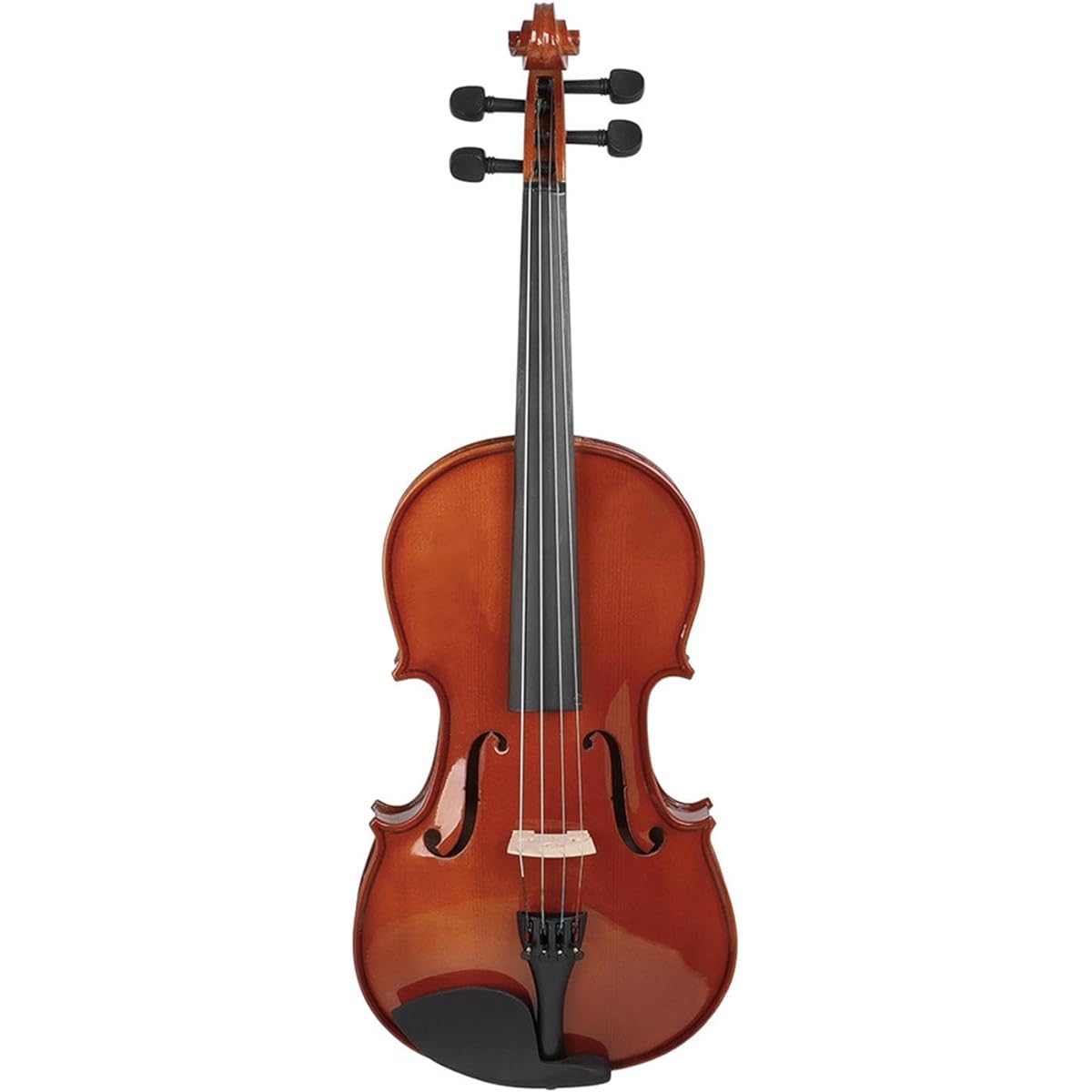 P Prettyia 16" Acoustic Viola with Bow and Carry Case for Kids and Adults 4/4 Full Size Solid Wood