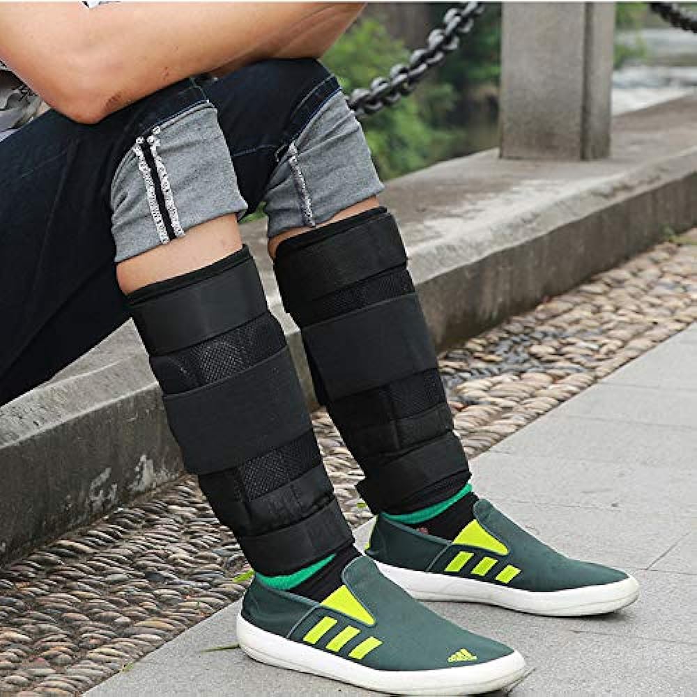 seiyishi Muscle Training Soft Ankle Wrist Weights Sports Gym Diet Exercise Ankle Weights Set of 2 Training Weights Leggers Stretch Material Walking Diet Exercise Core Training Anaerobic Aerobic Exercise Legs Muscle Strength SY-HT-067