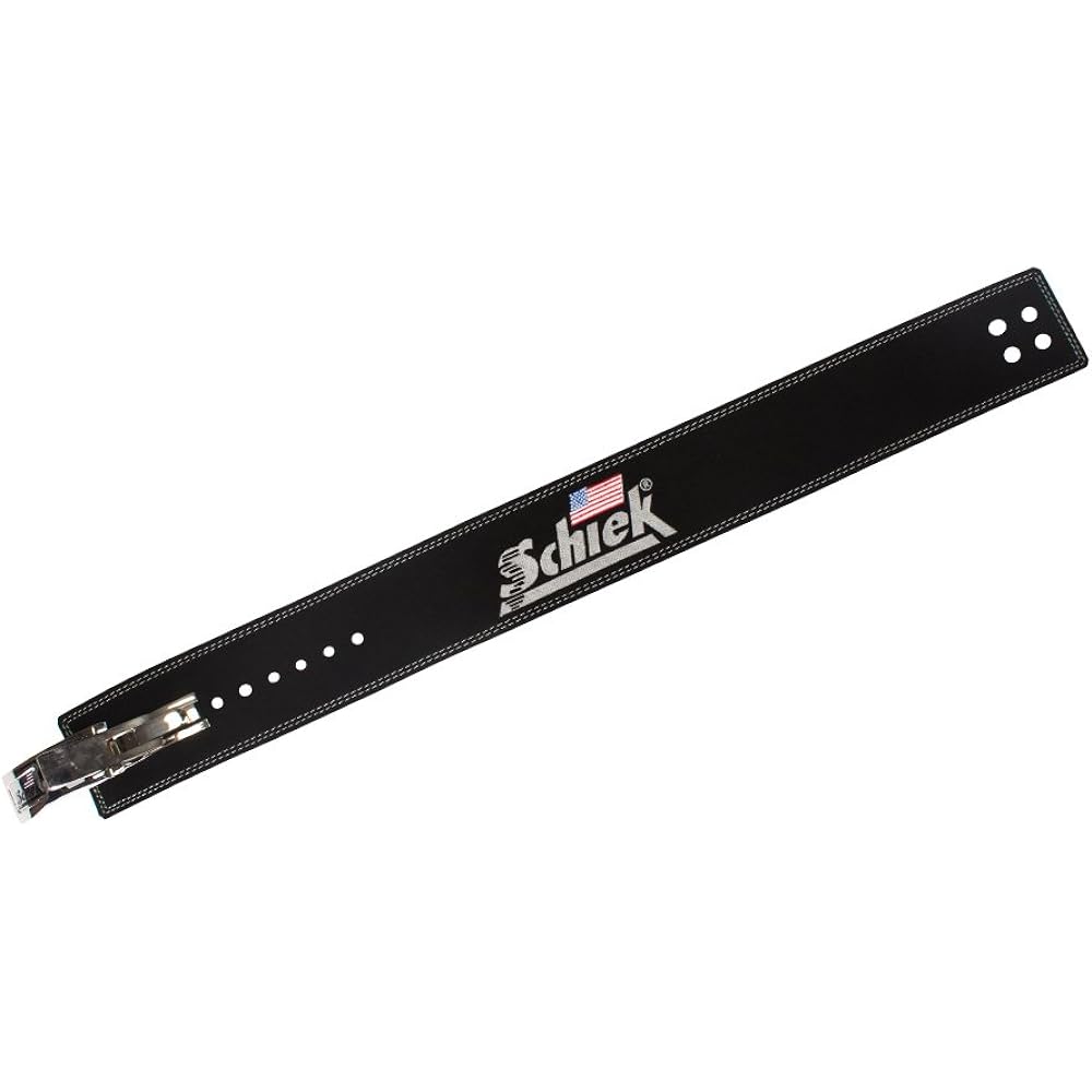 [Shiek] Schiek Lifting Belt L7010 Lever Belt Muscle Training Weight Training Leather Belt Barbell Training Belt Waist Supporter [Parallel Import]