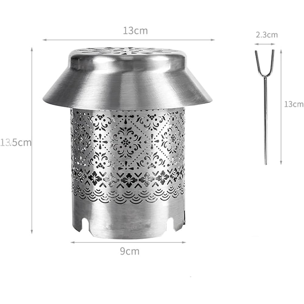 Far-infrared heater attachment, stove heater, outdoor, simple stove, cold protection, heating supplies, handle included