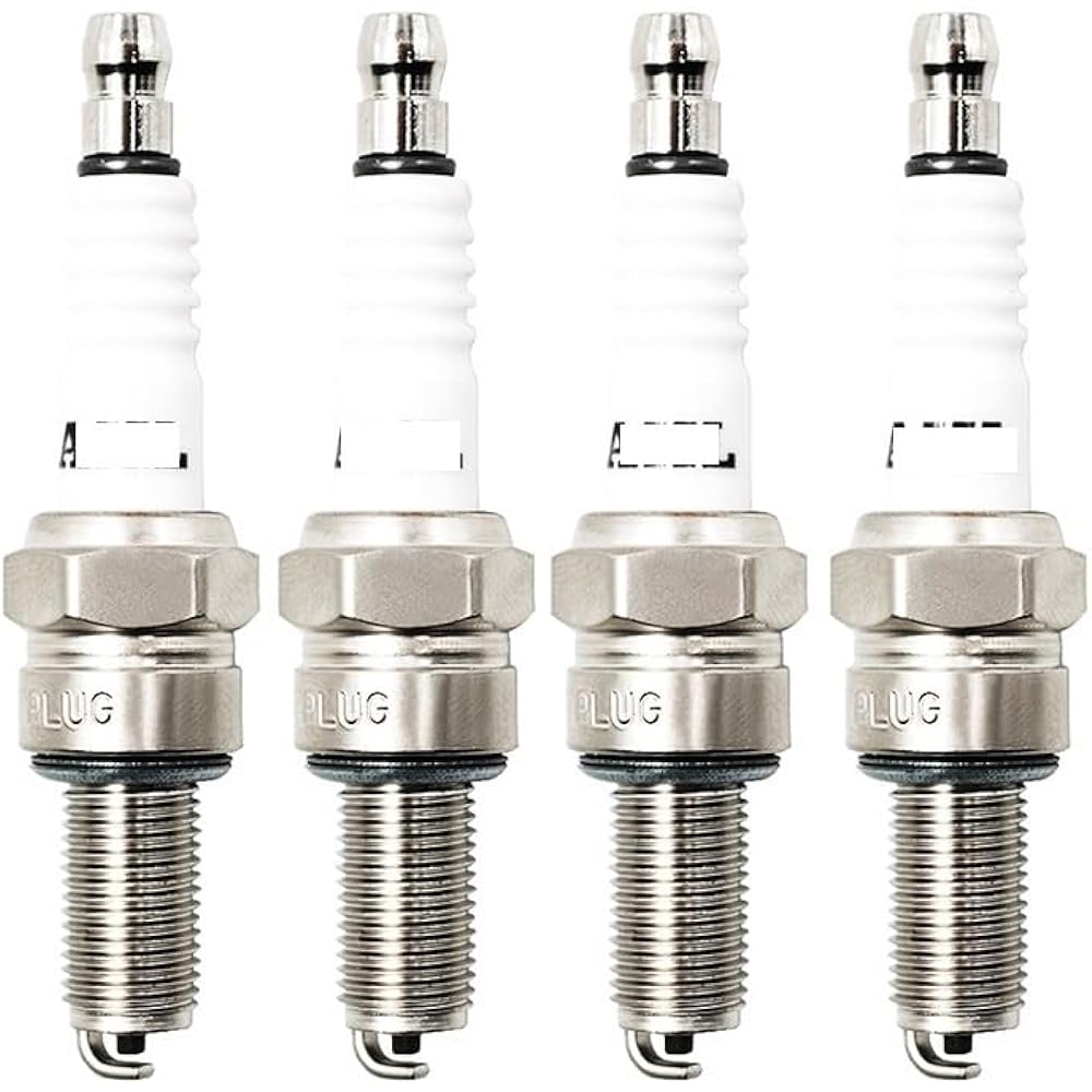 Motorcycle Ignition Spark Plug S/UZU-KI ALT125 ALT185 DR125 DR200 DR200SE DR250 DR370 DR400 DR500 GN125 GN250 GN400 GR650 (Color: 4Pcs Iridium)
