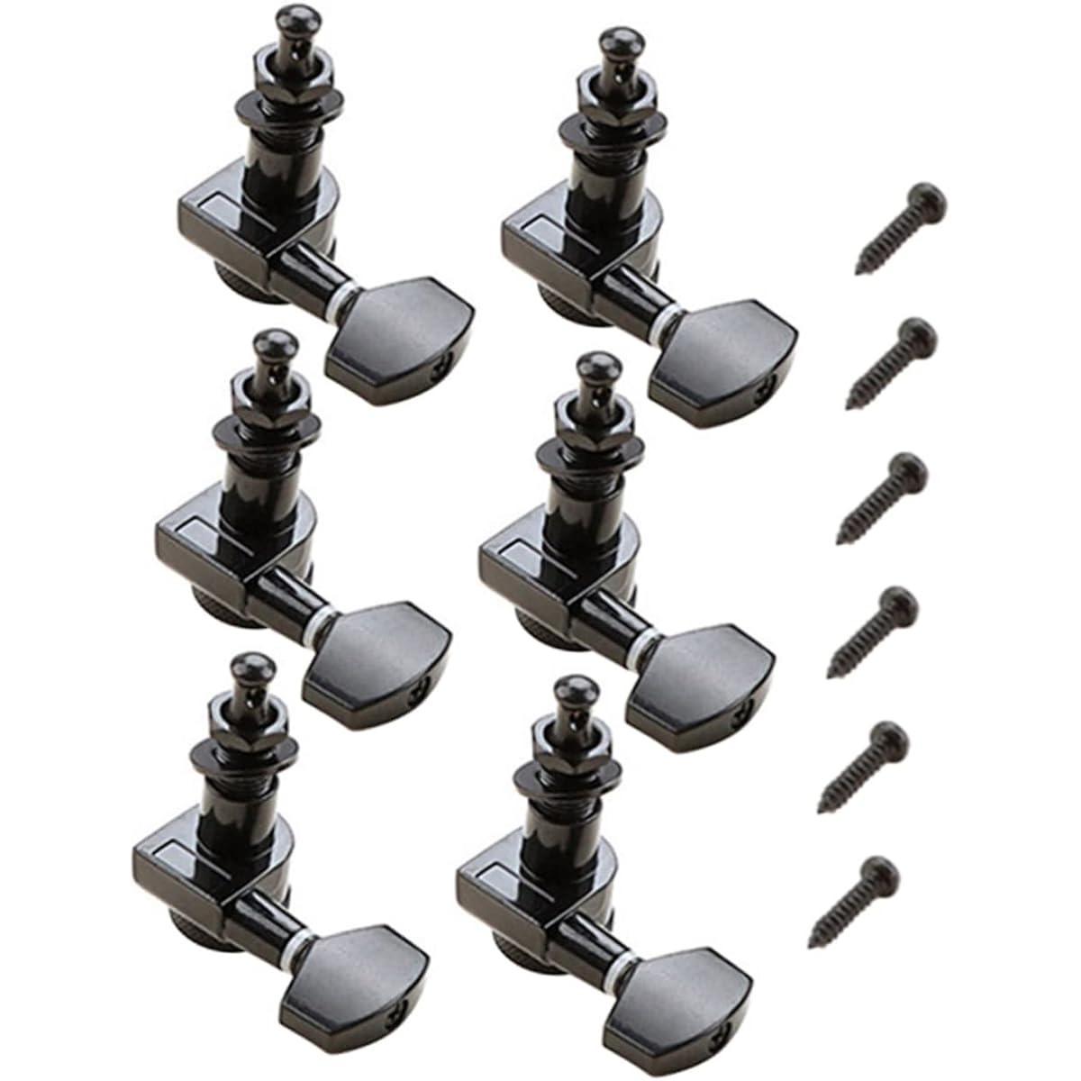 VICASKY Guitar Machine Guitar Pegs 5 Sets String Accurate Pro Guitar Tuner Guitar Accessories Key Studs Tuner Strings Zinc Alloy Key Pegs Pro