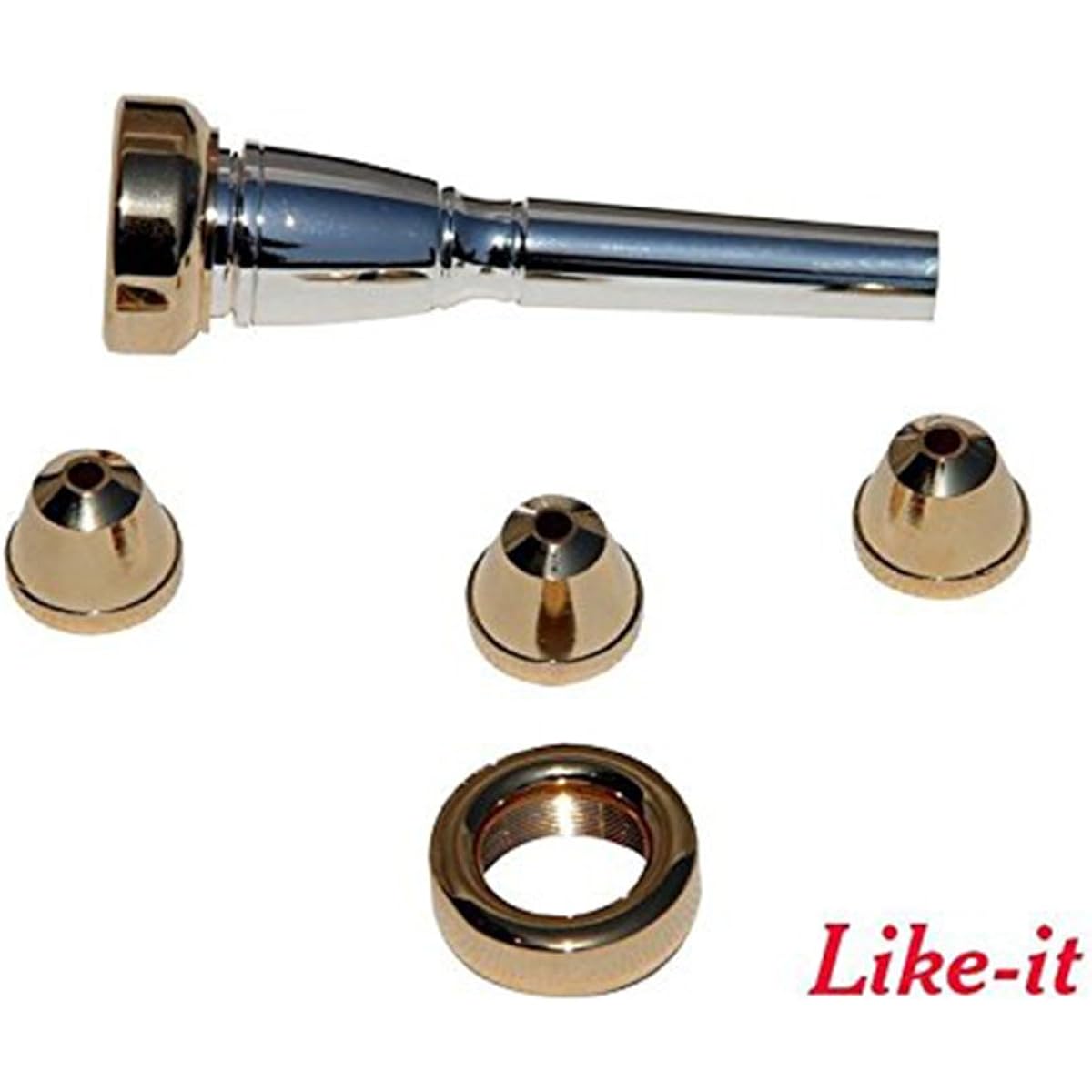 Trumpet mouthpiece set 4 sizes 3C 2C 2B 3B