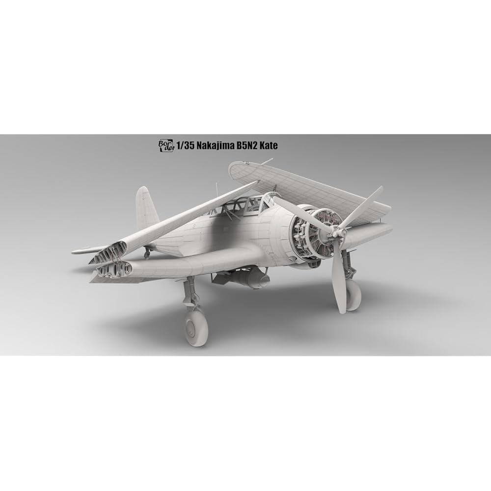 Border Model 1/35 Type 97 Carrier Attack Aircraft w/Full Interior Plastic Model BF005