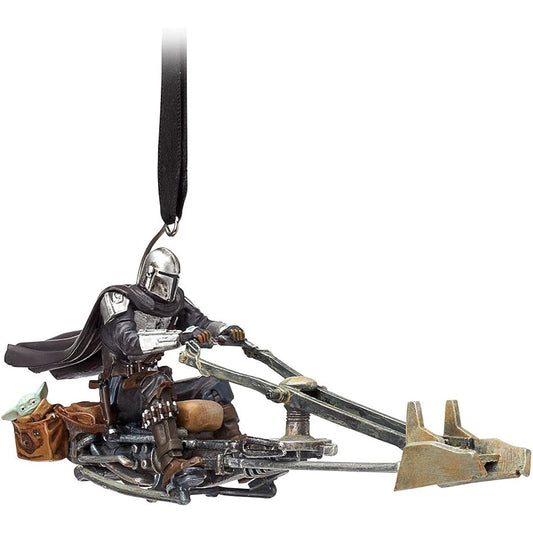 Star Wars: The Mandalorian and The Child Speeder Bike Ornament