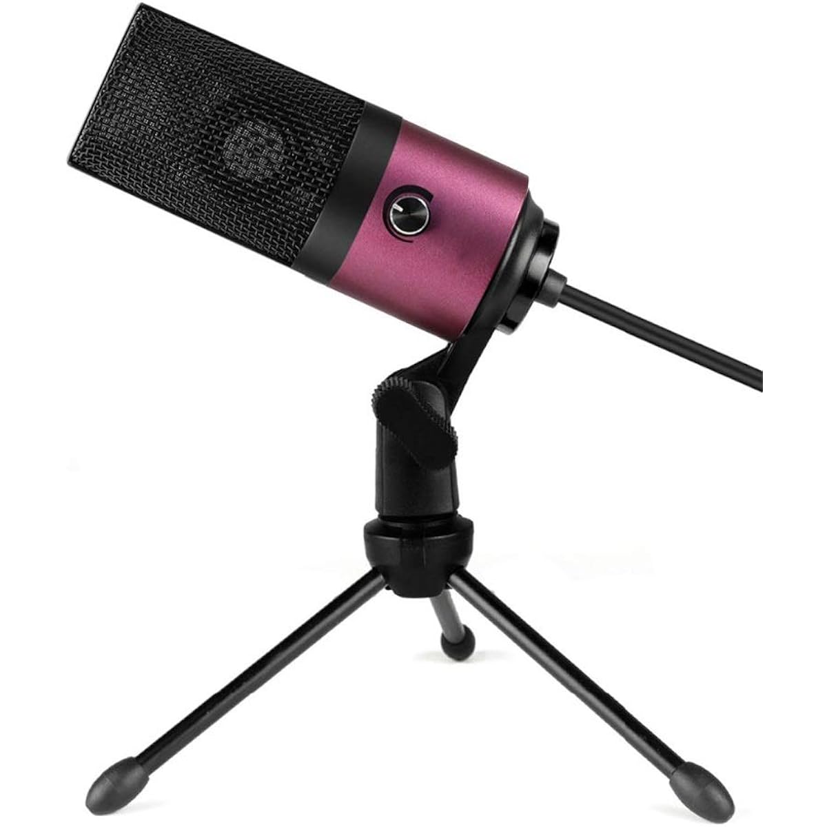 Microphone Recording Microphone USB Socket Suit for Computer Laptop High Sensitivity Instrument Game Video Recording