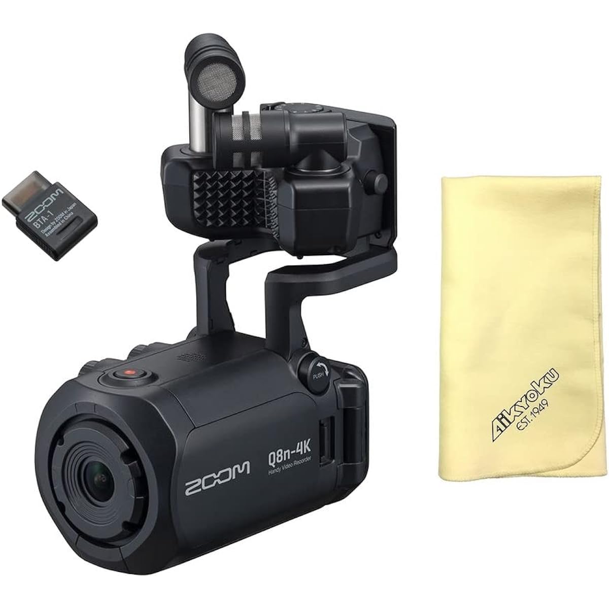 [Includes Aikyoku cloth] [Includes BTA-1] ZOOM Q8n-4K interchangeable microphone capsule video camera