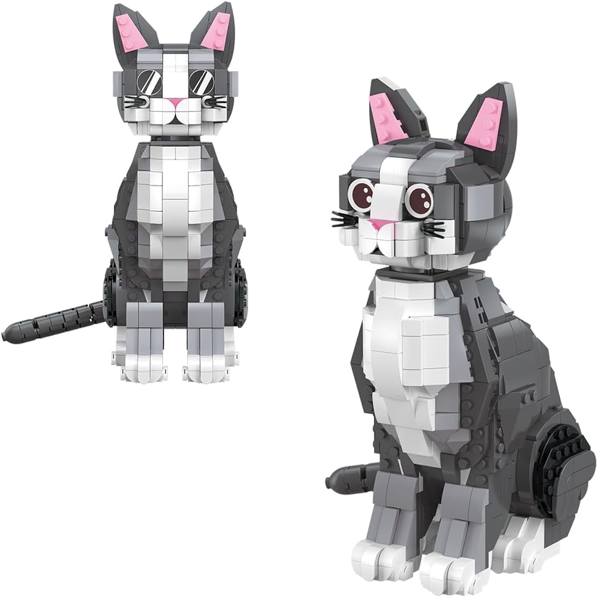 RiceBlock Cute Animal Series Mini Block Set 3D Toy Pet Block Miniature Block Animal Set for Kids Teens Adults (LEGO Compatible Set)