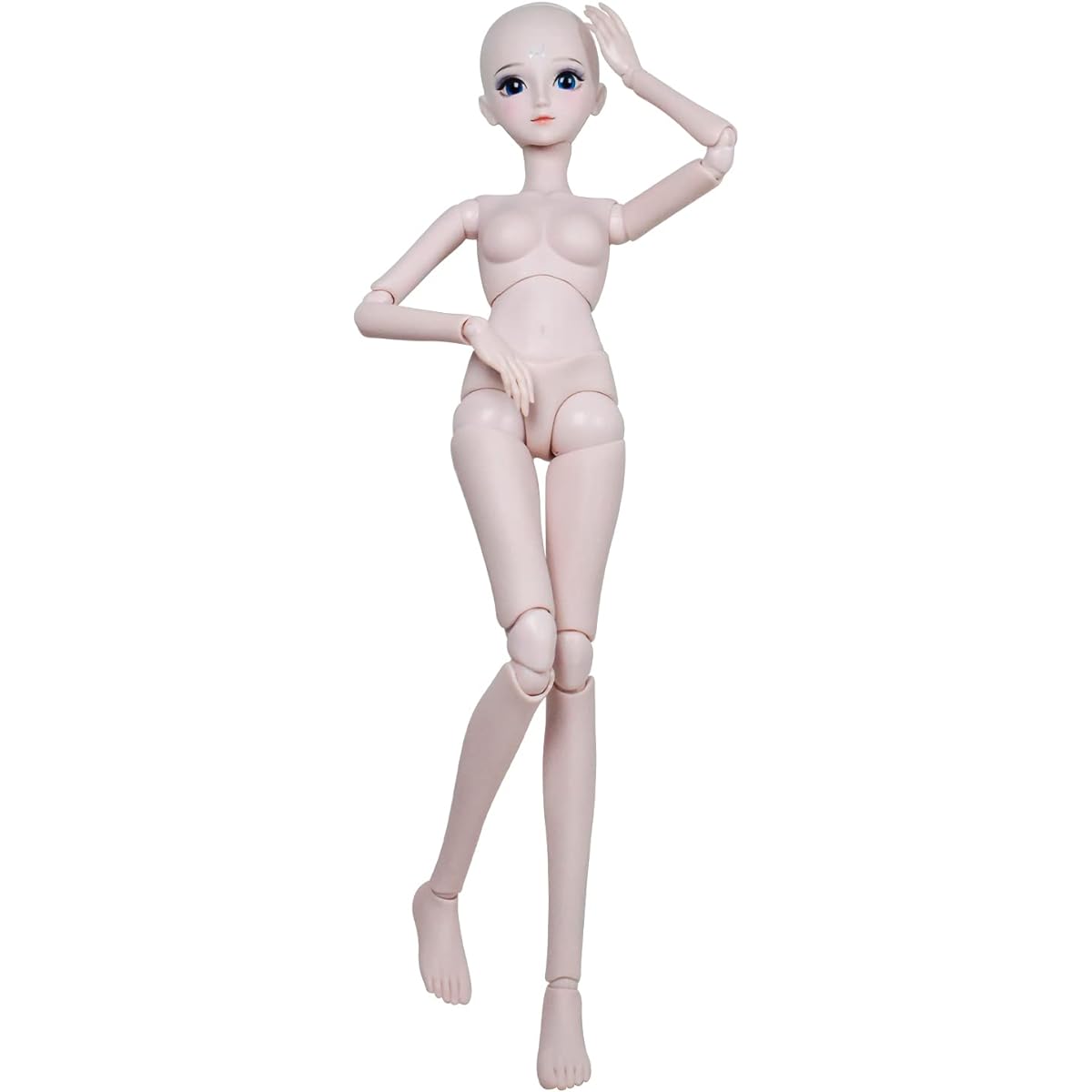 Proudoll 1/3 BJD Doll Customized Doll Body 60cm 24inch Ball Joint SD Doll Joint Movement PVC DIY (Ashley)
