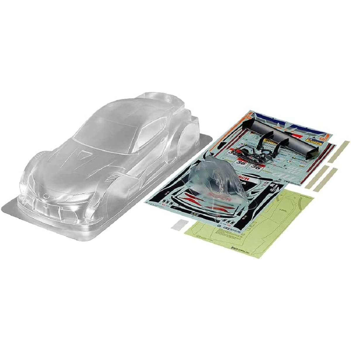 Tamiya RC Spare Parts No.1678 SP.1678 1/10RC au TOM'S GR Supra Spare Body Set 51678