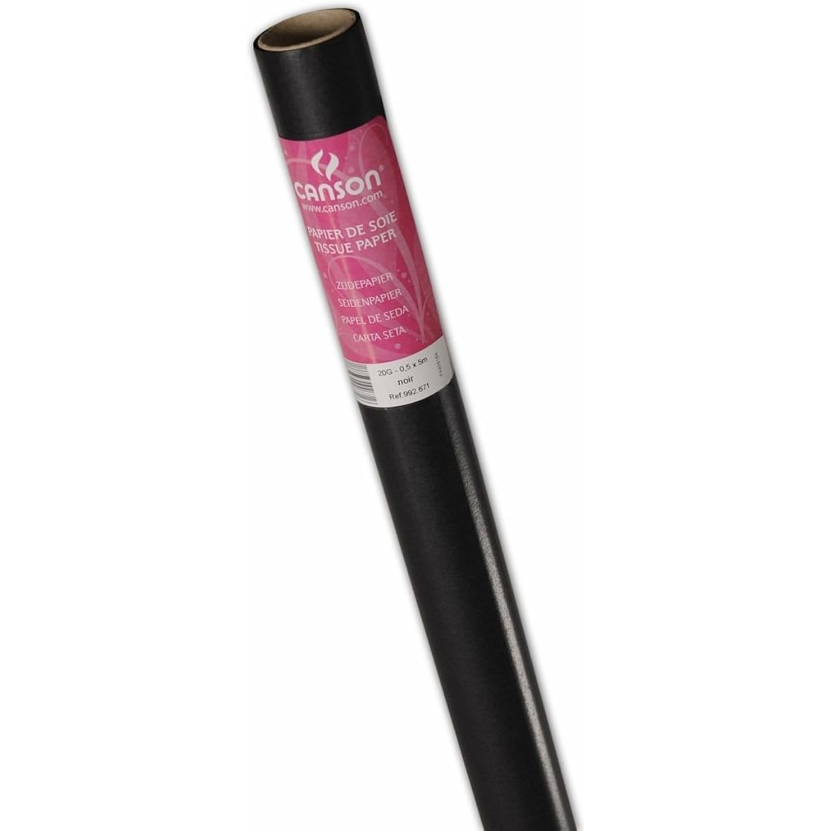 Canson 200992671 – Tissue Paper Roll 0.5 x 5m Black