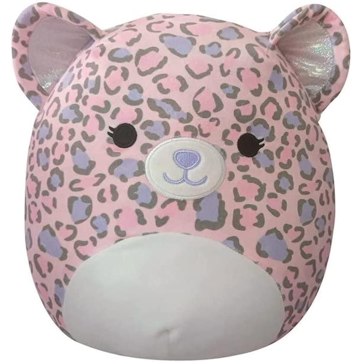 Squishmallows Kellytoy 2022 7" Dallas the Leopard with Bonus Pen, Multicolor