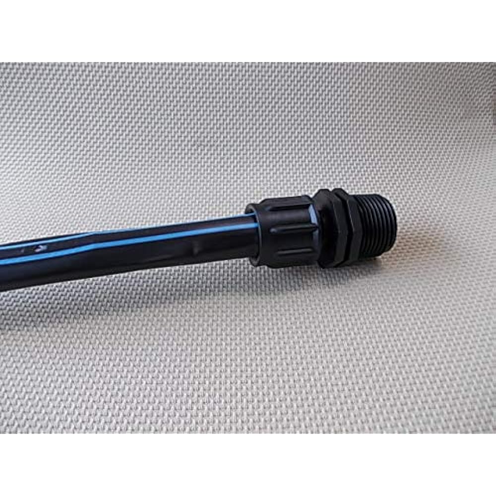 Agri Kaihatsu Infusion Tube Fitting for AGRI Infusion Tube Start 3/4" (20mm) Male Thread Depth 2cm Height 2cm Width 6cm 100 Pieces