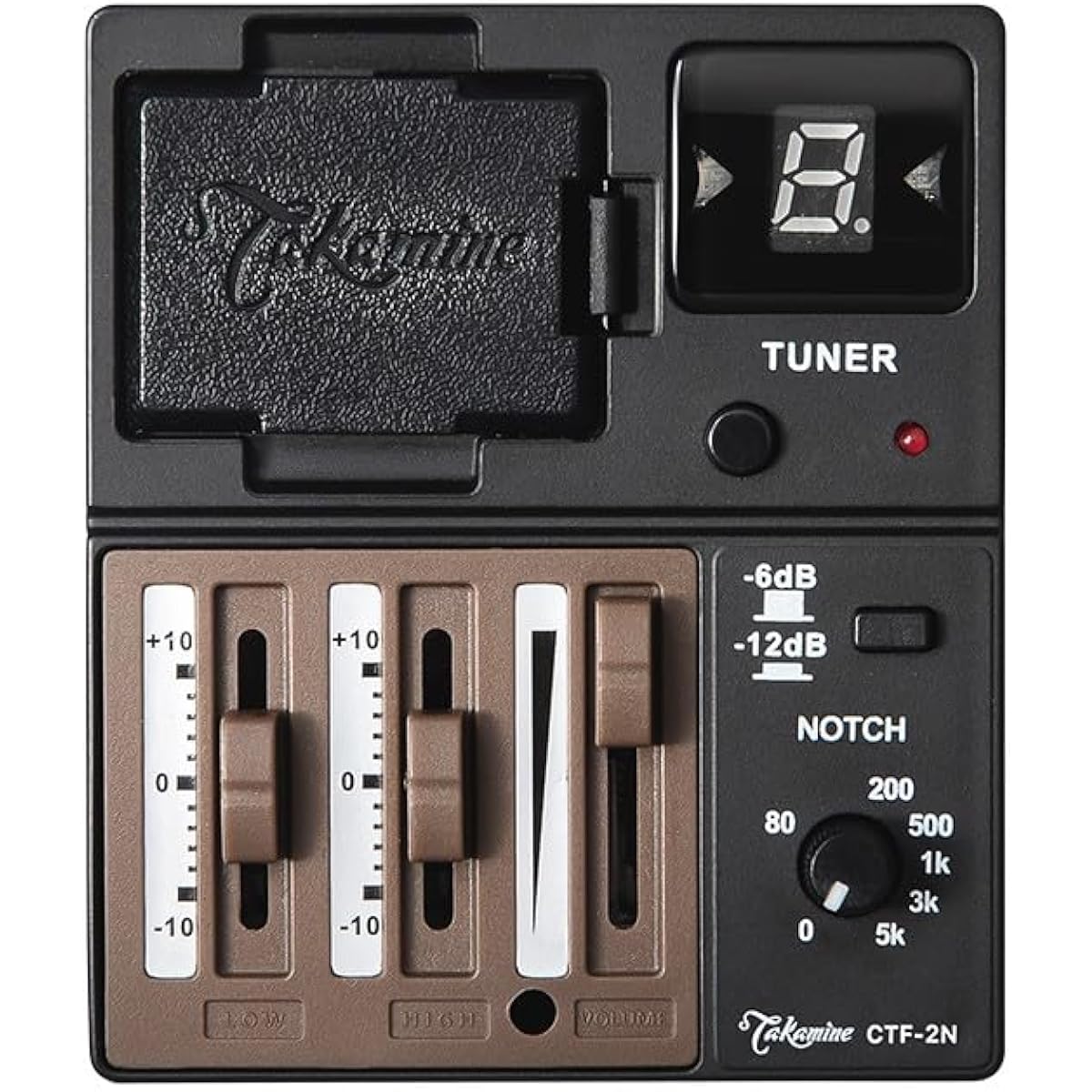 Takamine CTF-2N FPT Brown Preamp Remake Takamine Replacement Preamp for Electric Acoustic Guitar