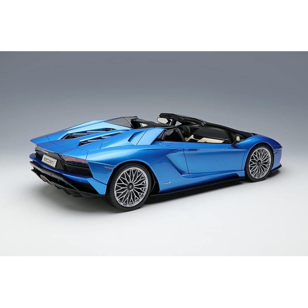 EIDOLON 1/18 Lamborghini Aventador S Roadster 2017 Blue Eye Gil Finished Product EML055A