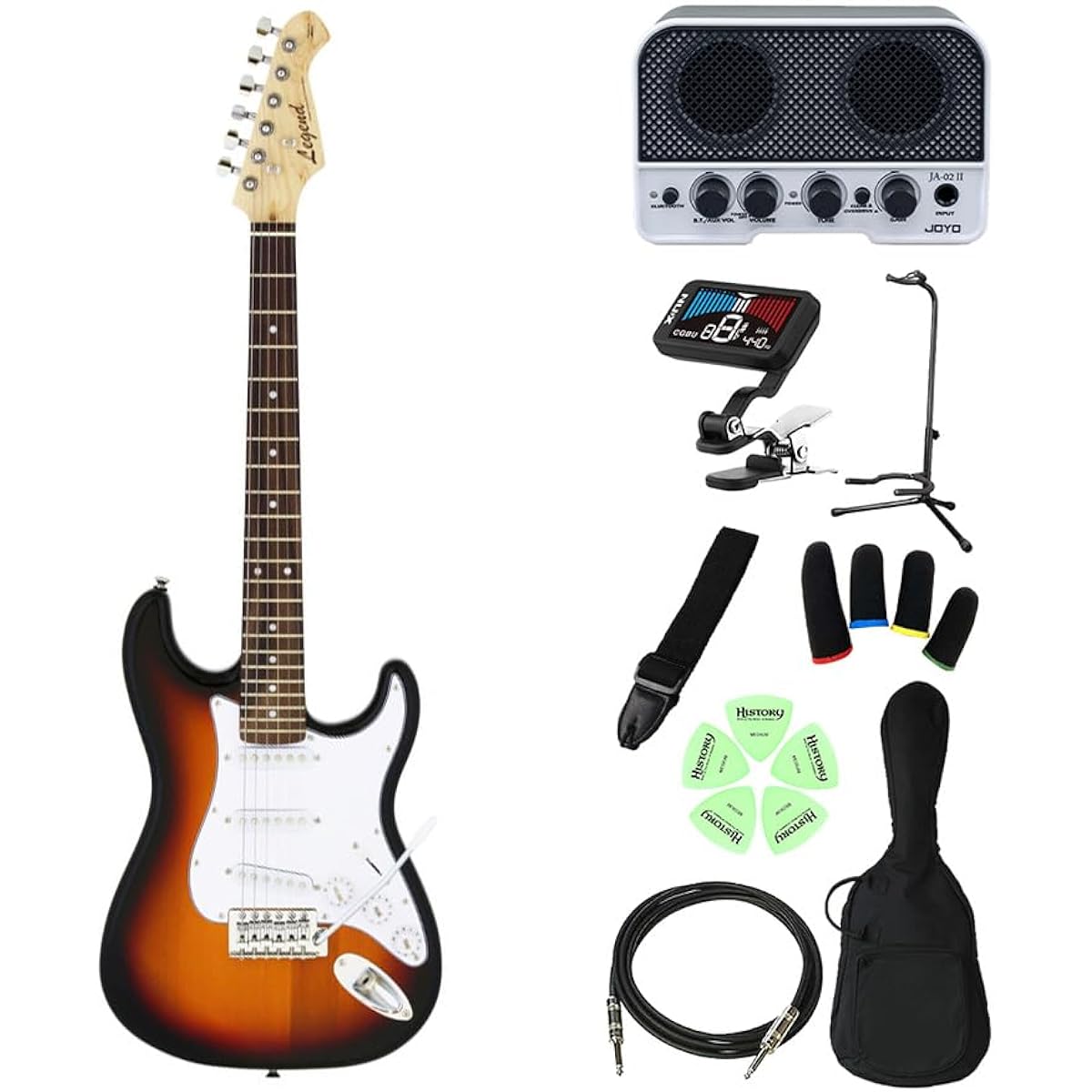 LEGEND LST-MINI Elementary school students can play from the first grade! Kids guitar beginner set Children's electric guitar 3TS Stratocaster type mini guitar Legend
