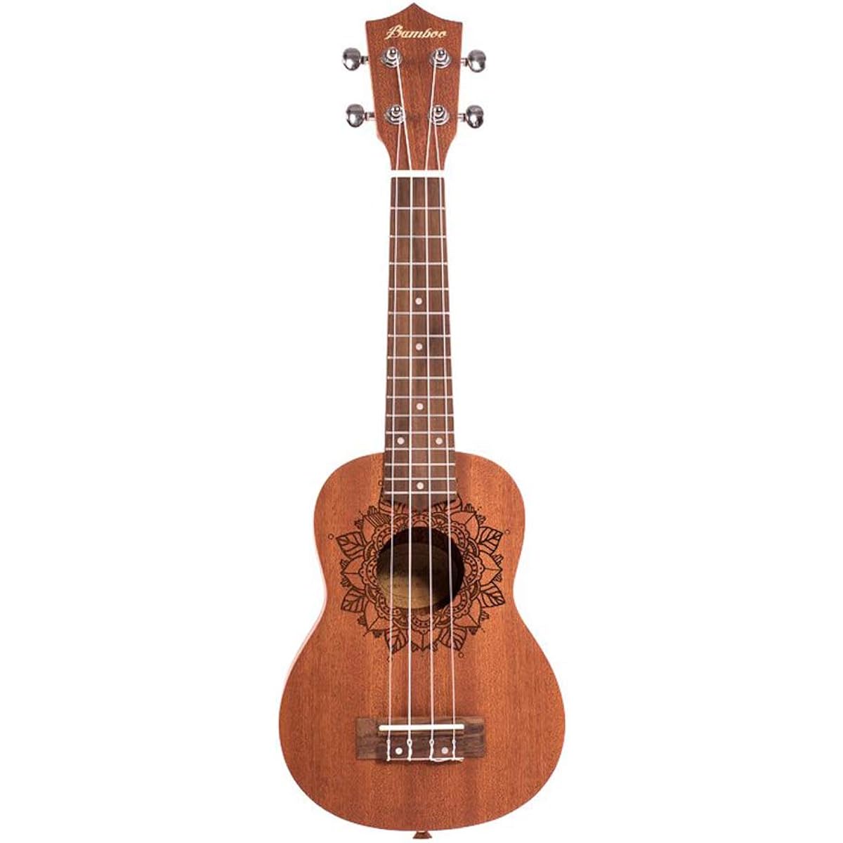 Bamboo Ukulele Soprano Size Gear Peg Specification Kailua BU-21KAI (Soft Case Included) [Domestic Genuine Product]