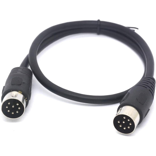 PIIHUSW MIDI Cable 8 Pin DIN Speaker Extension Male to Male Converter Lead for Bang and Olufsen B&O PowerLink BeoLab (50cm)