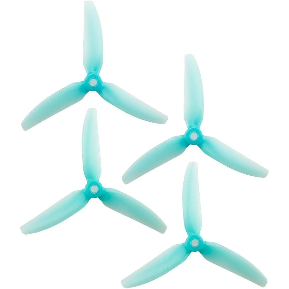 HQProp DP 5x4x3 PC V1S Light Blue Propeller - 3 Blades (2CW+2CCW/Bag)