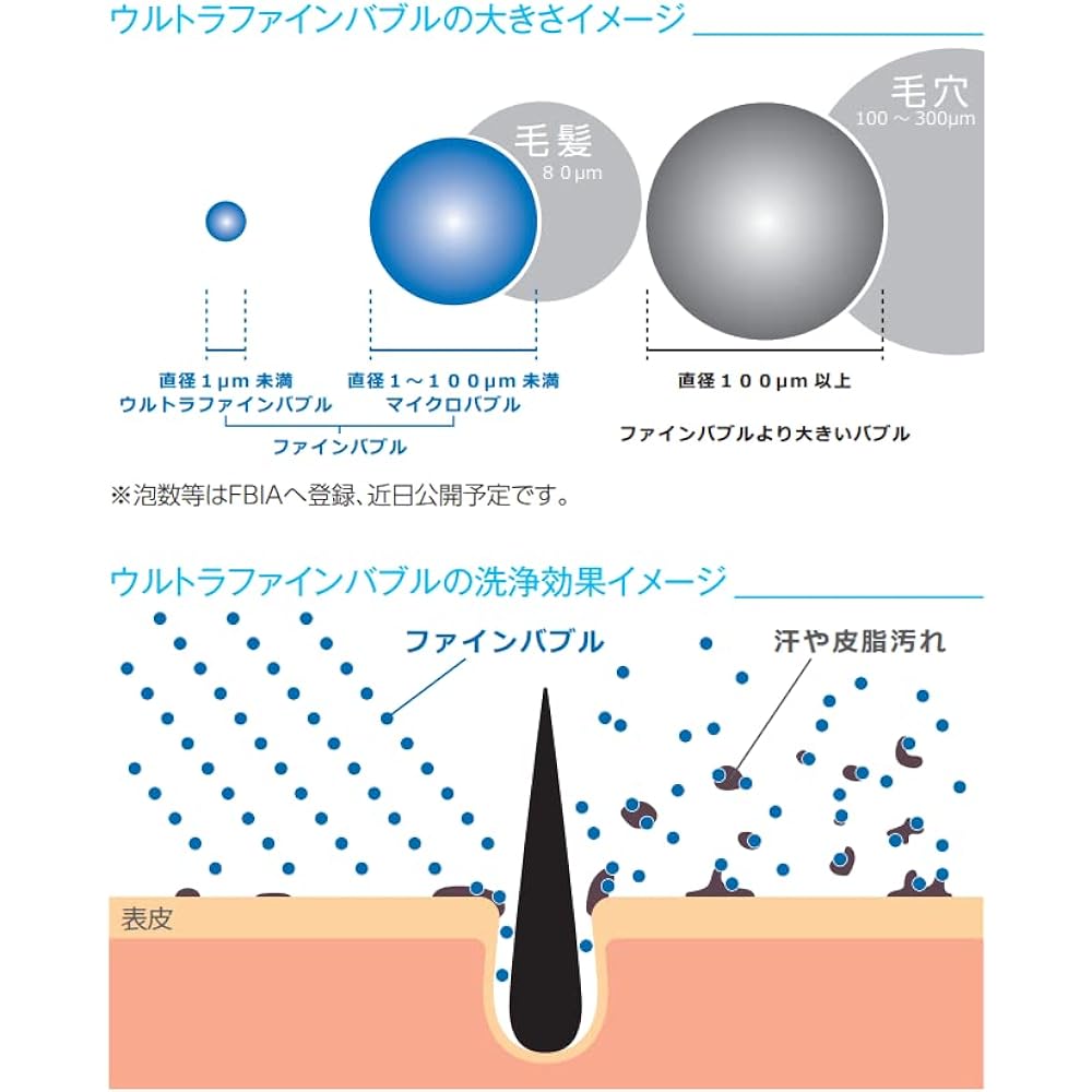 KVK Ultra Fine Bubble Shower Head PZS370 White