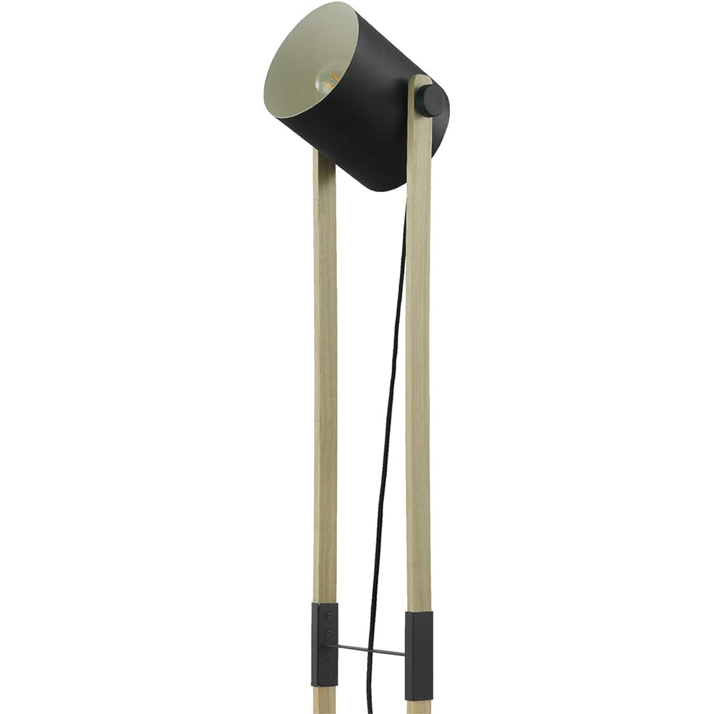 EGLO/HORNWOOD Horn Wood Floor Stand Light Floor Light Spotlight Wooden Natural Wood Natural Scandinavian Stylish Indirect Lighting LED