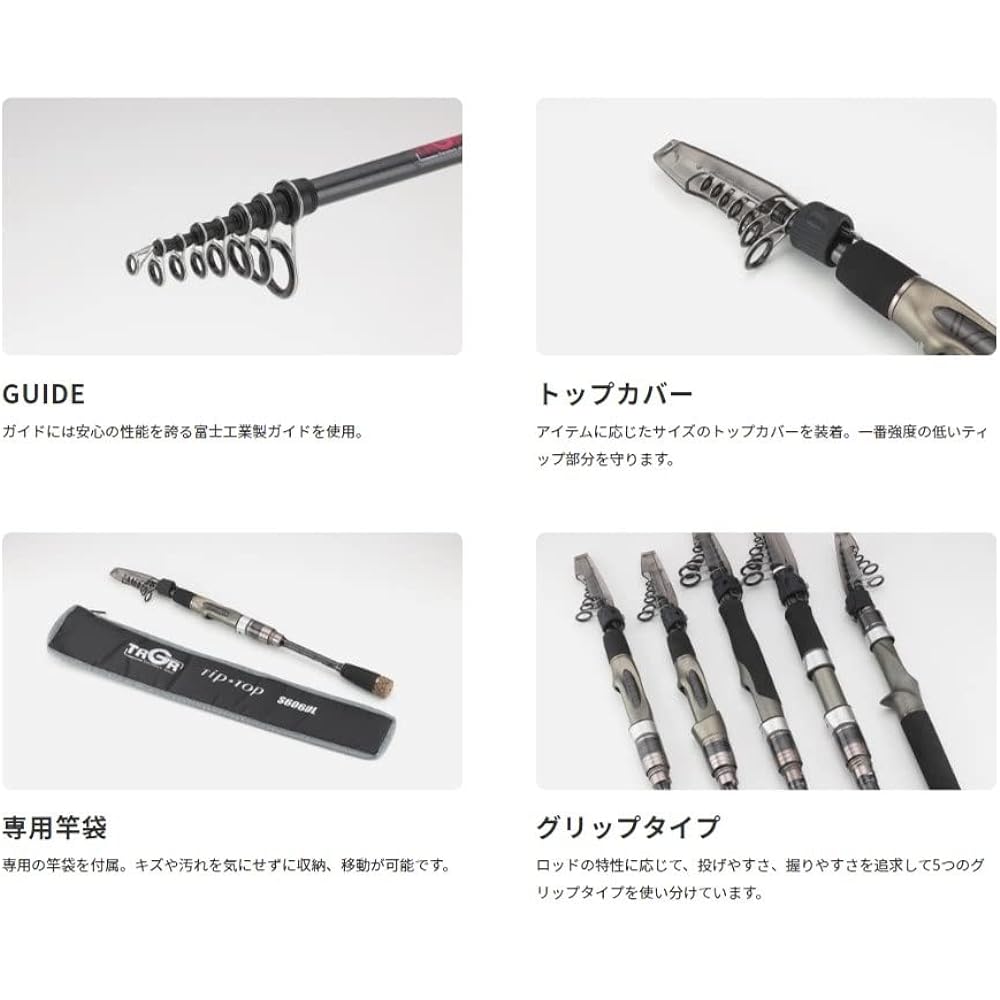 Alpha Tackle (Trgr) Rod TIPTOP Tip Top S766UL