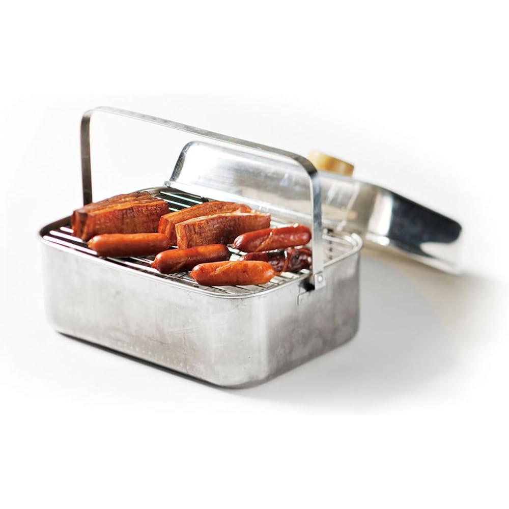 Snow Peak Compact Smoker Compatible with Smoke [For 3~4 People] CS-092