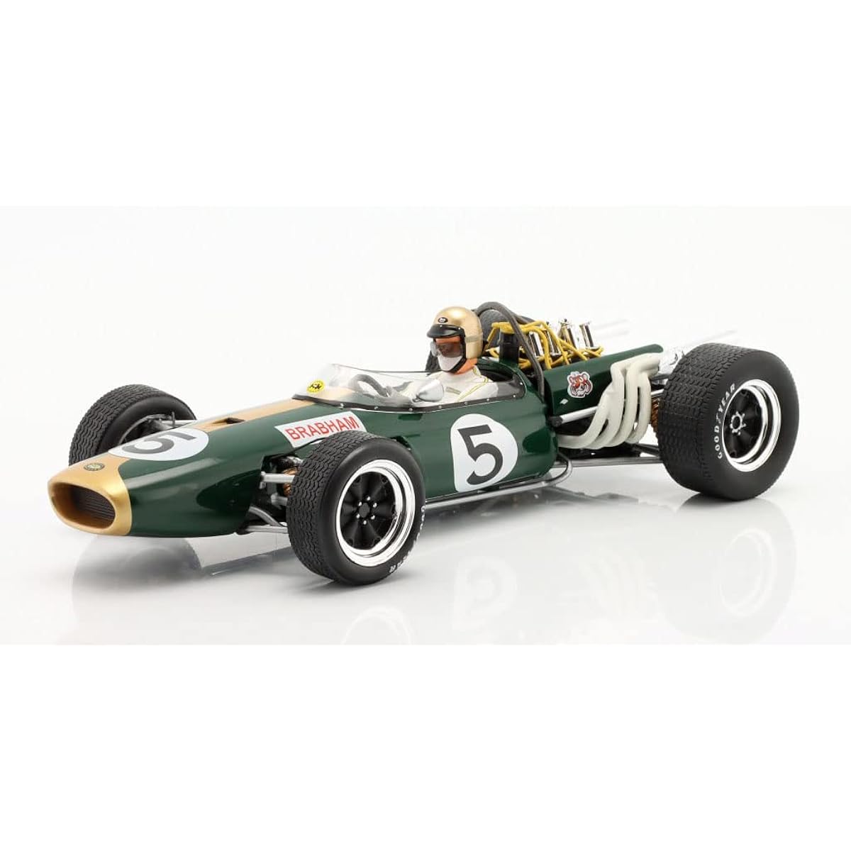 MCG 1/18 Brabham F1 BT20 #5 Jack Brabham Mexican GP 1966 Brabham Model Car Group 18608F