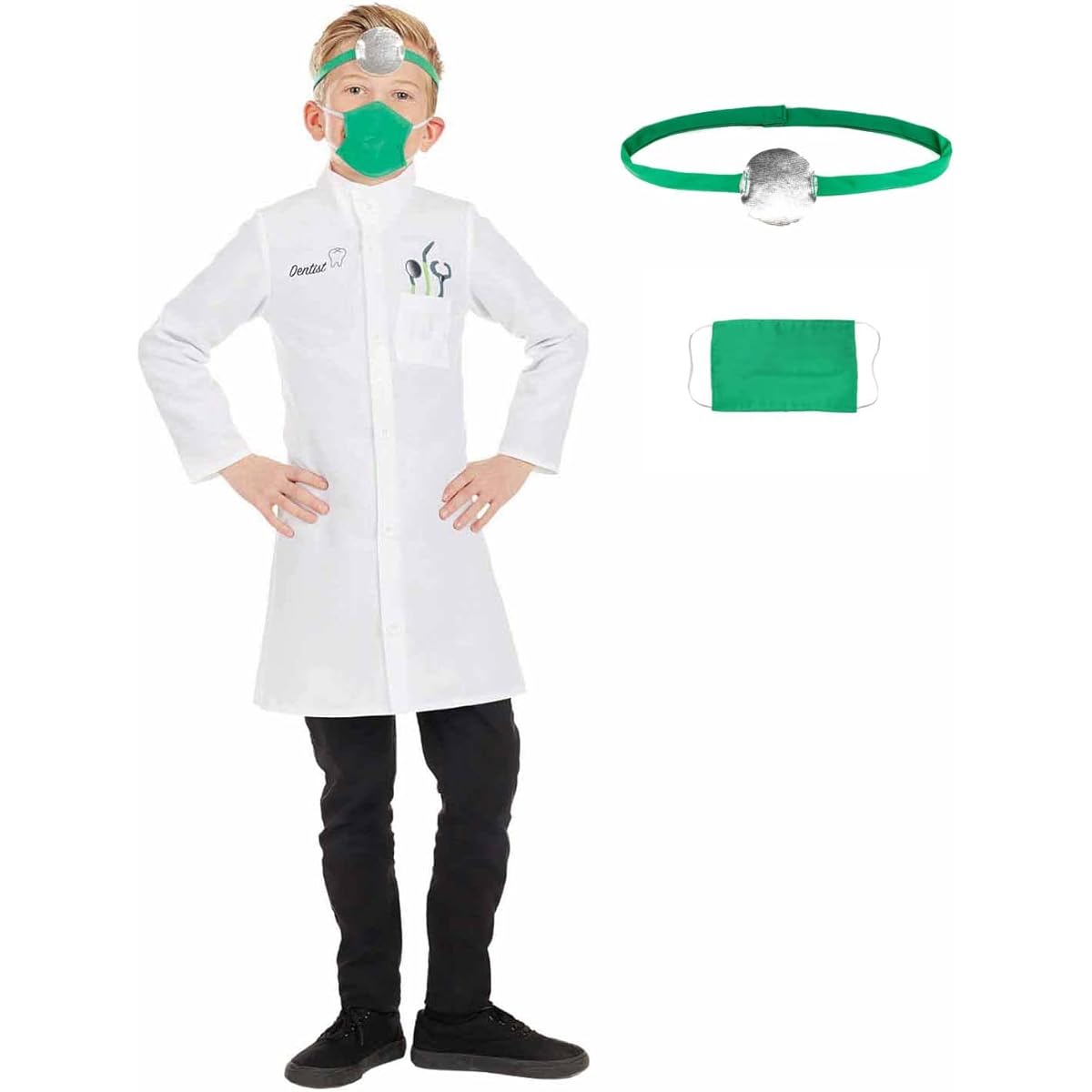 Fun Shack Kids Uniform Costumes for Children Doctor Veterinarian Dentist Boys Girls Work Wear